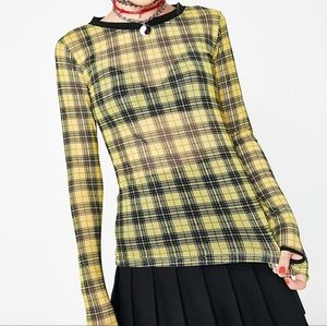 Current Mood Mesh Top